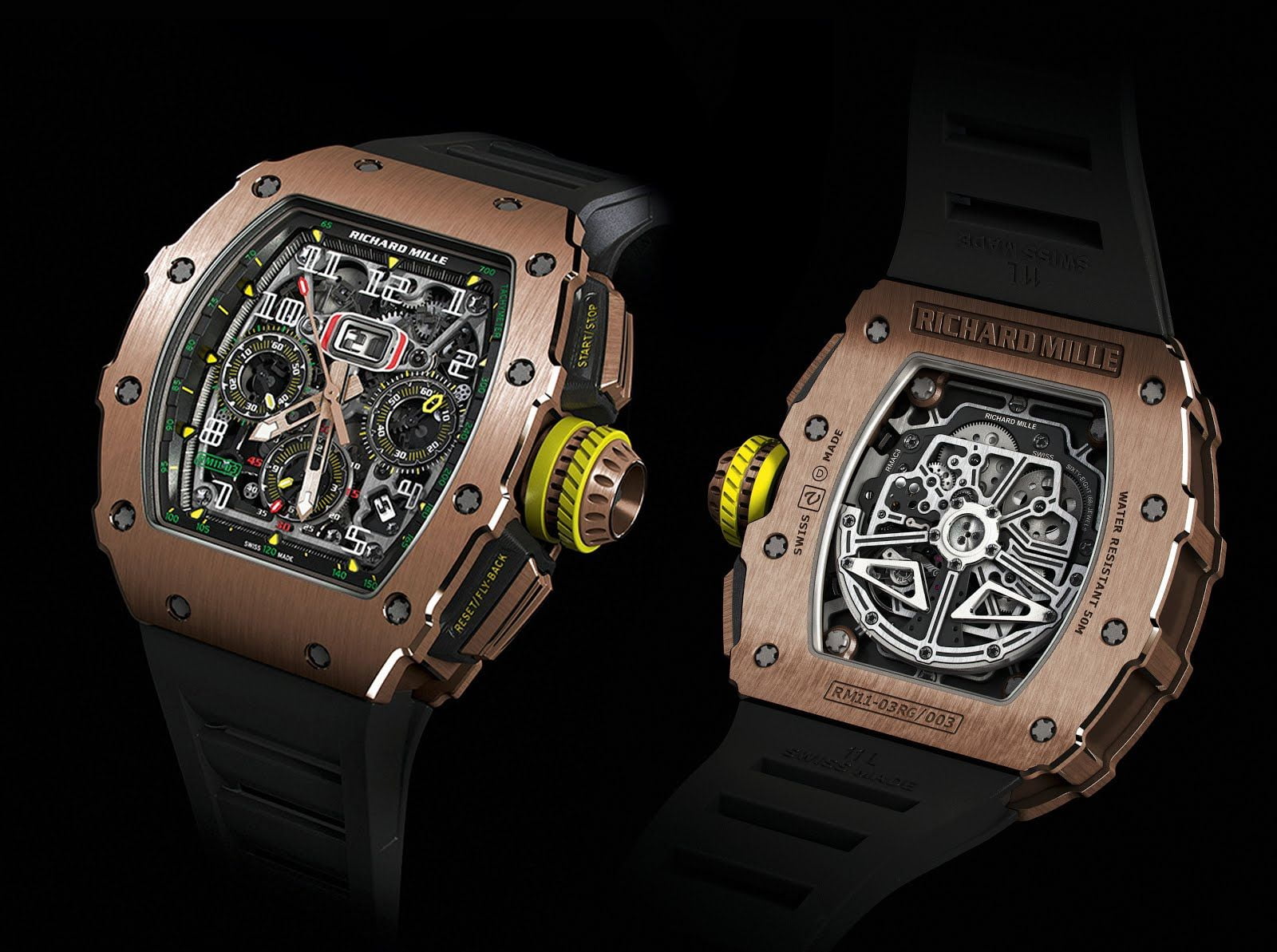 Richard Mille RM 11-03 blog debajo del reloj