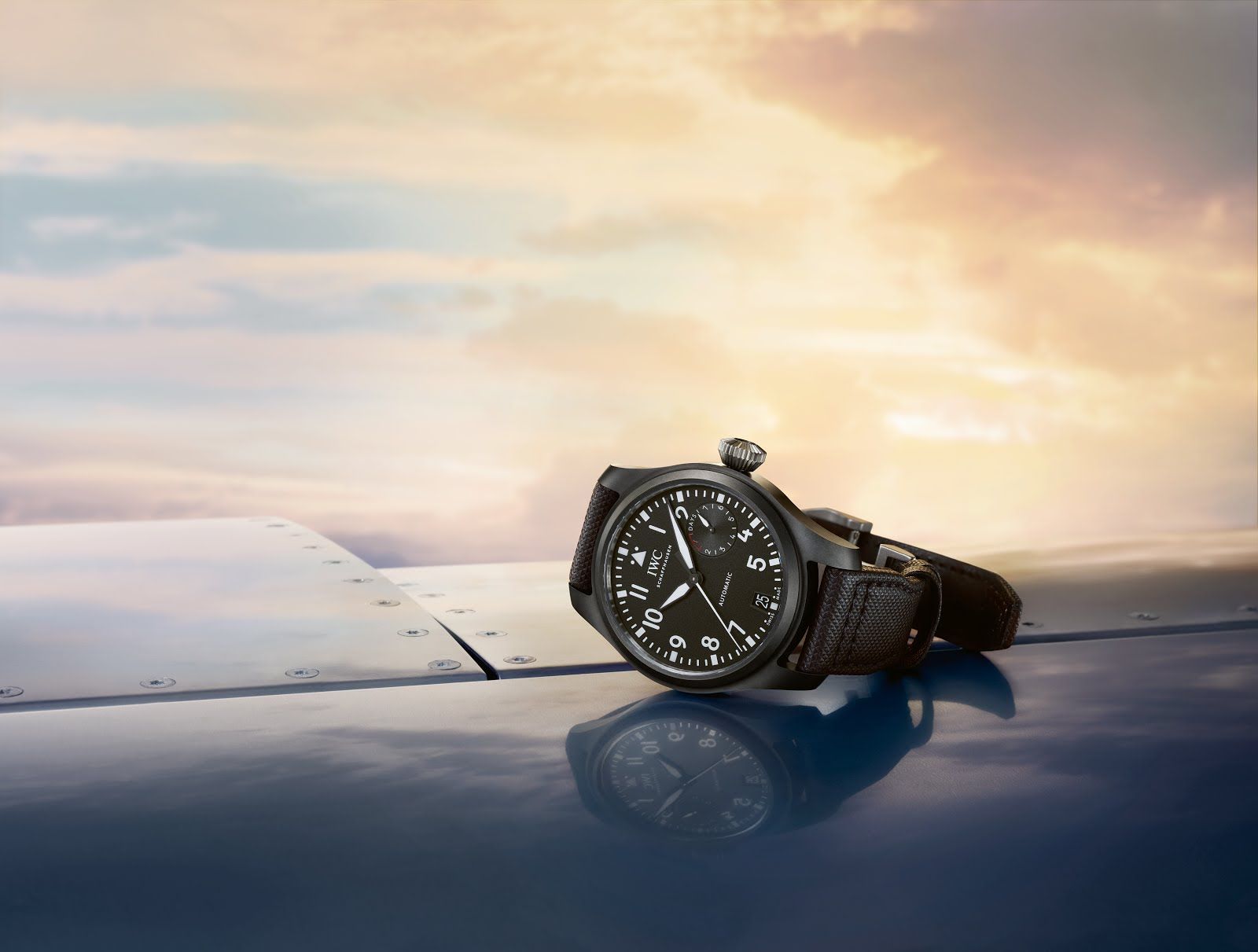 IWC GRAN RELOJ AVIADOR TOP GUN debajo del reloj blog