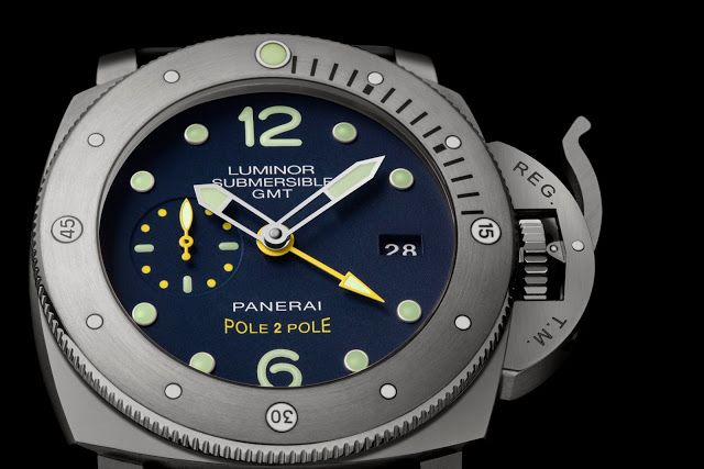 Panerai Lumminor Submersible 1950 3 days gmt automatic titanio PAM00719