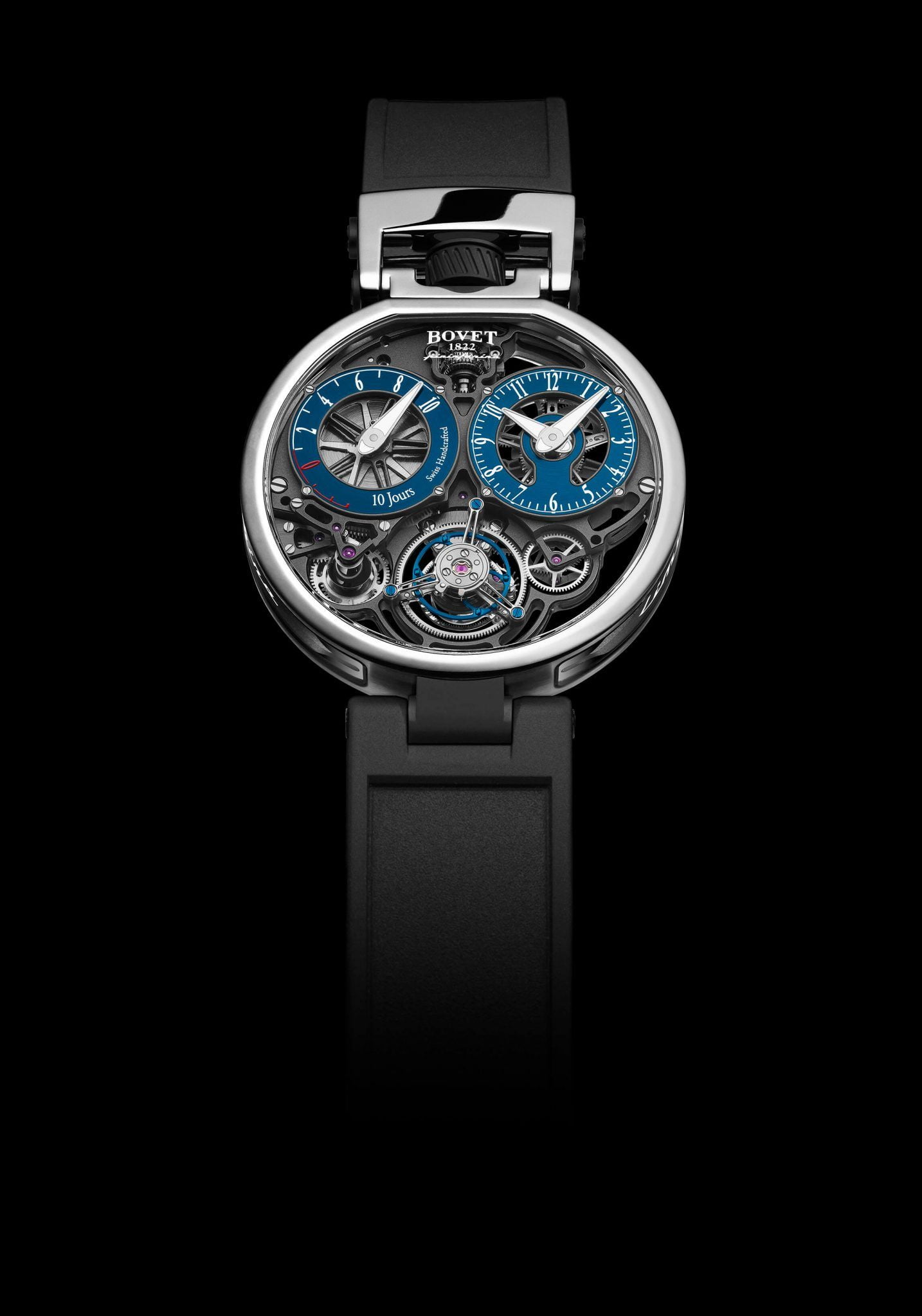 Bovet Tourbillon Ottantasei frontal inclinado debajo del reloj blog relojes