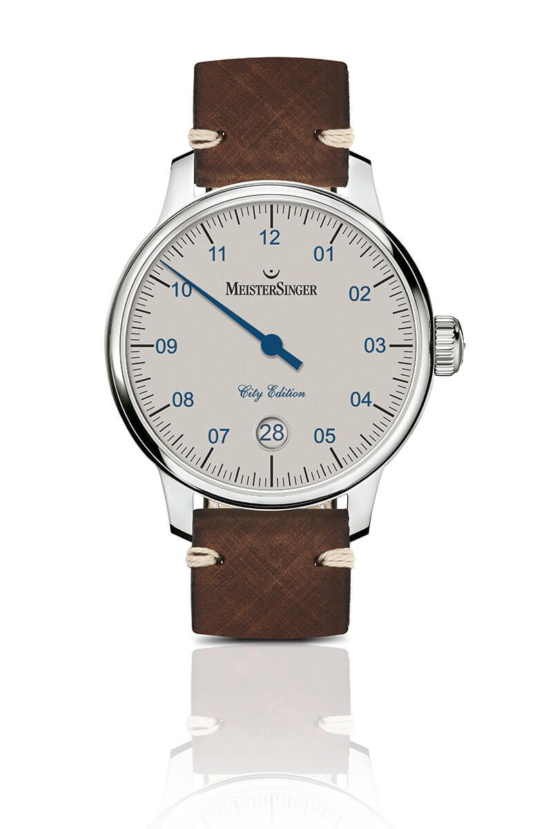 MeisterSinger City Edition frontal debajo del reloj blog de relojes
