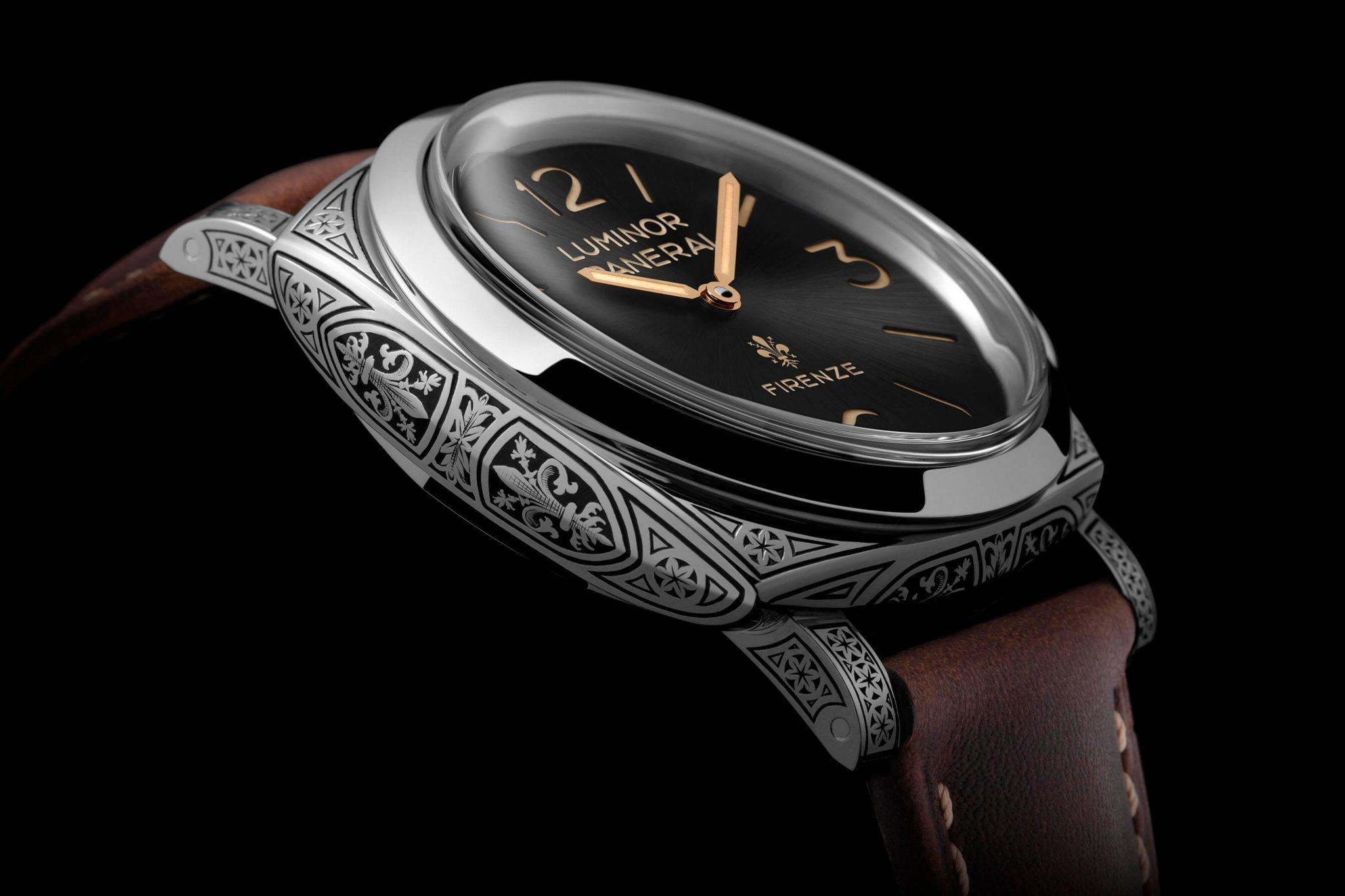 Panerai Luminor 1950 Firenze Pam972 inclinado lateral Debajo del relo blog relojes