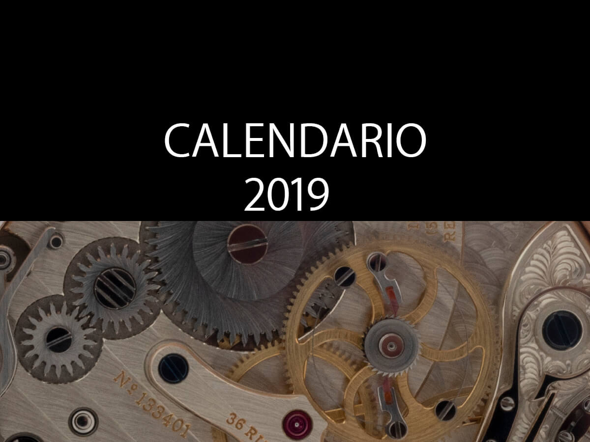 Portada Calendario 2019 blog debajo del reloj