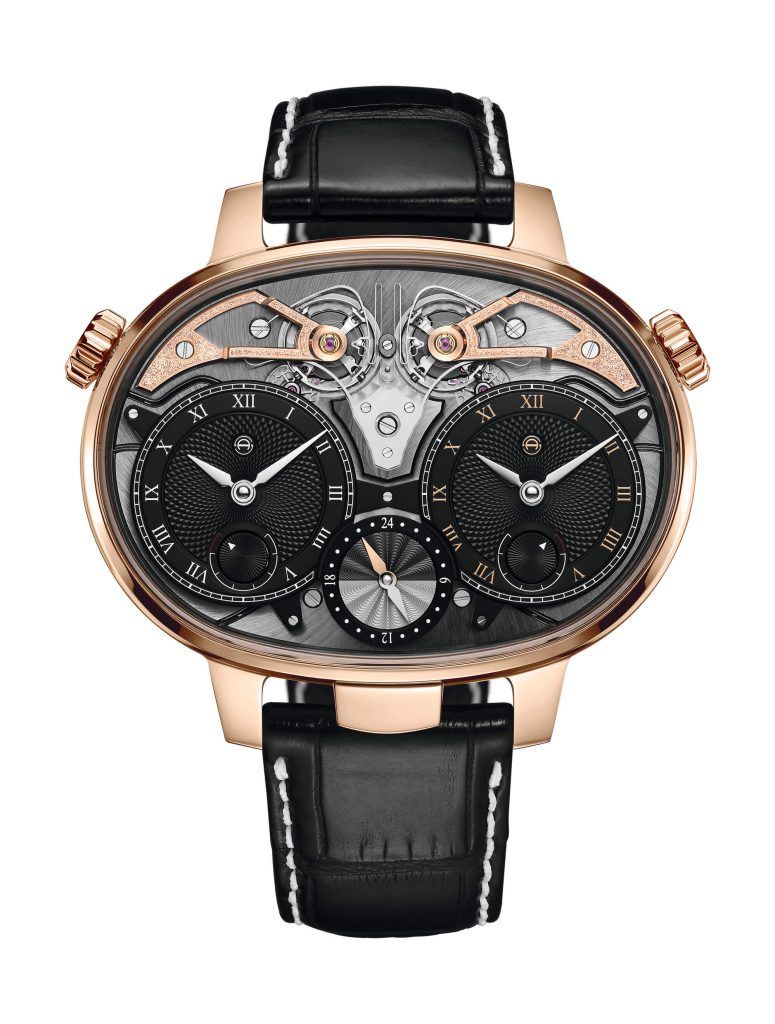Armin Strom Gmt Resonance Oro rosa blog debajo del reloj