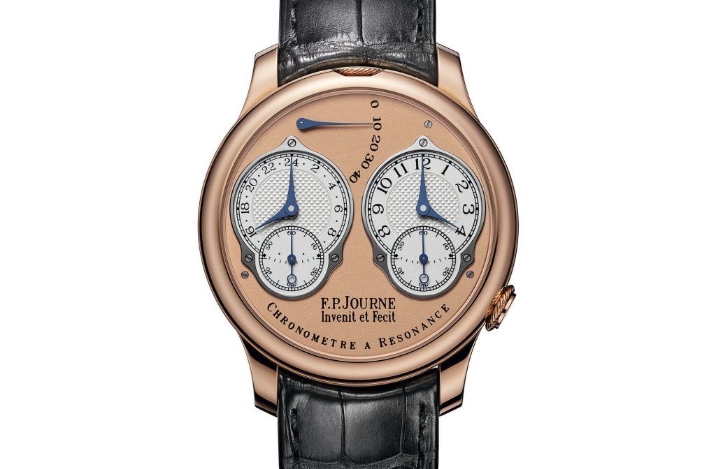 F.P.Journe Chronomètre Résonance 24 horas 2019 bog debajo del reloj