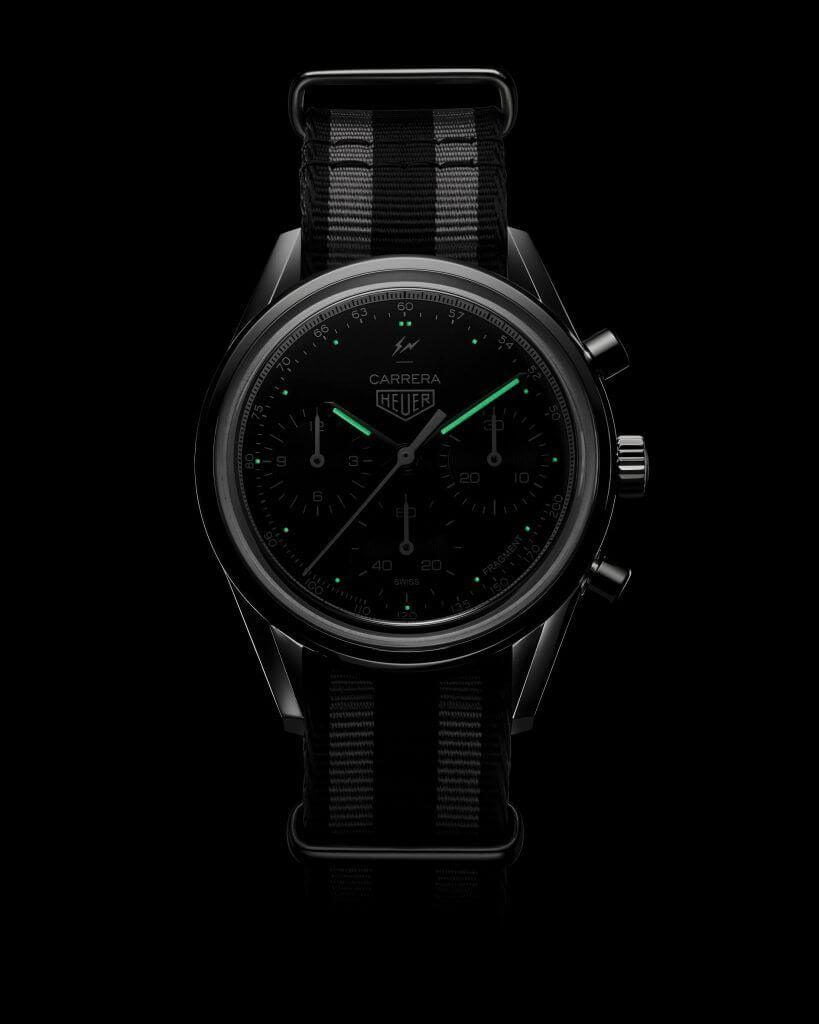 TAG Heuer Carrera Heuer 02 fujwara Lumen blog debajo del reloj