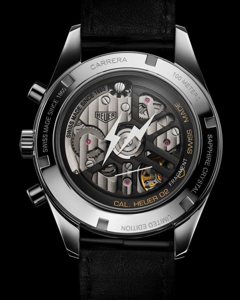TAG Heuer Carrera Heuer 02 fujwara back blog debajo del reloj