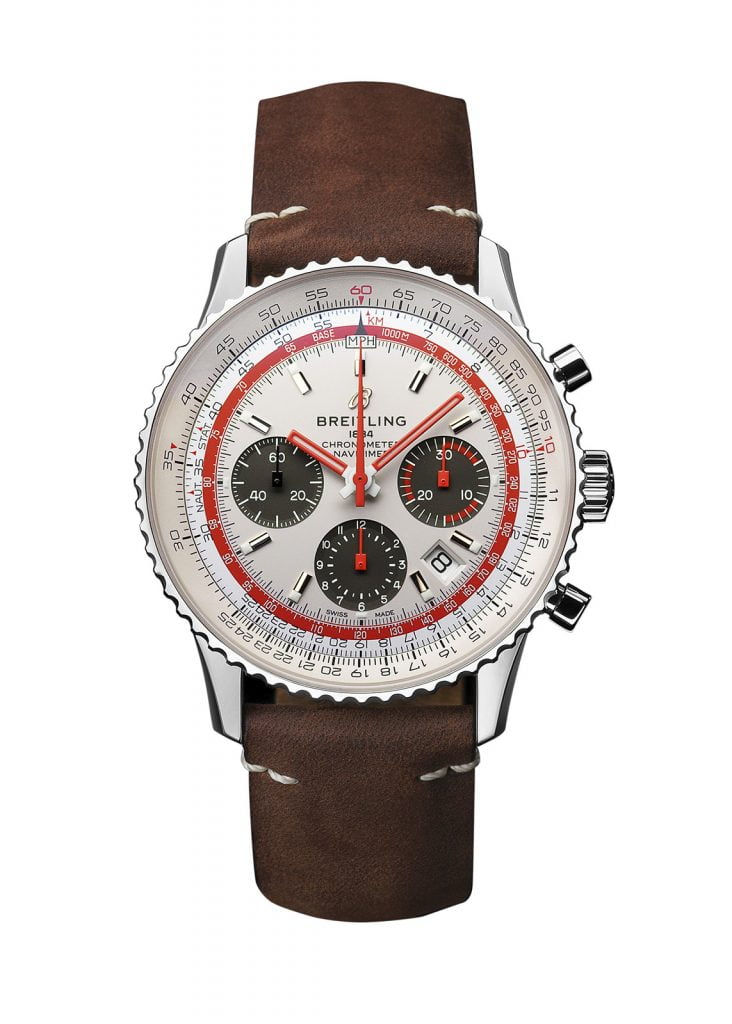Breitling Navitimer 1 Airline Editions - TWA debajo del reloj