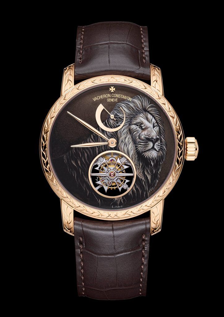 Les Cabinotiers 14 day Tourbillon lion Black blog debajo del reloj