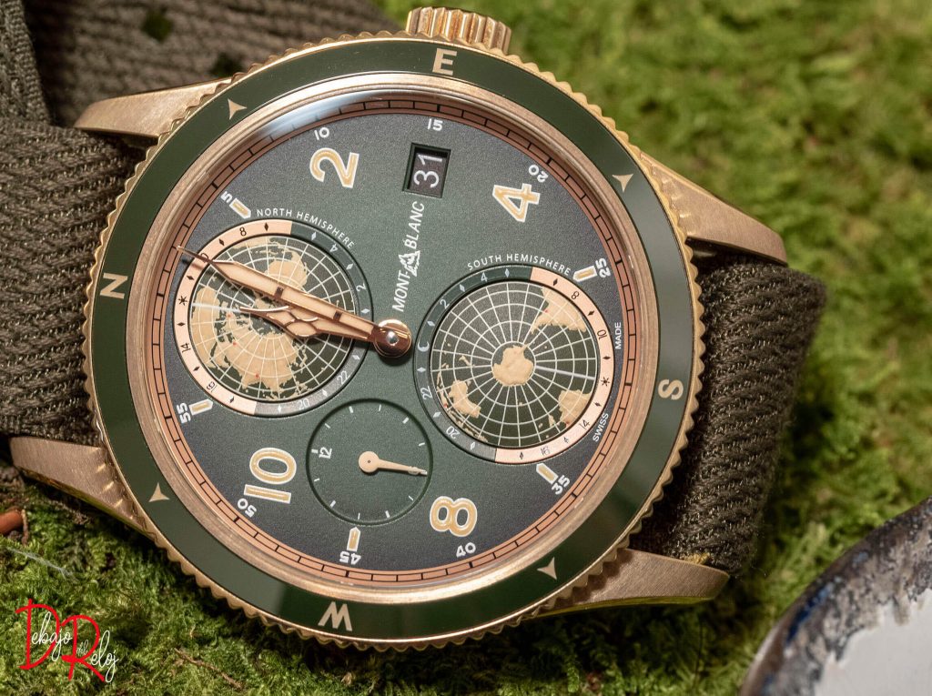Montblanc 1858 Geosphere edición limitada debajo del reloj lado 2