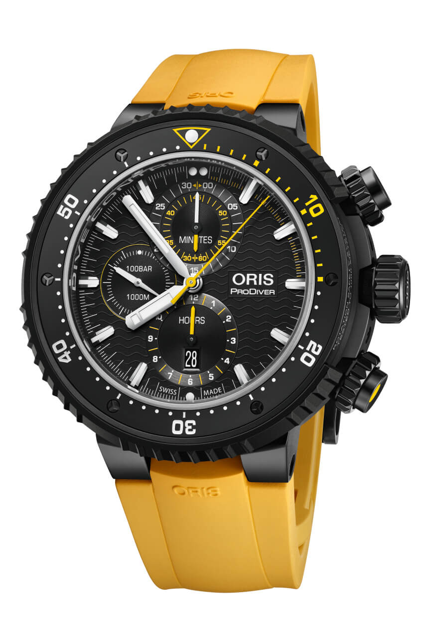 Oris Dive Control Limited Edition blog debajo del reloj