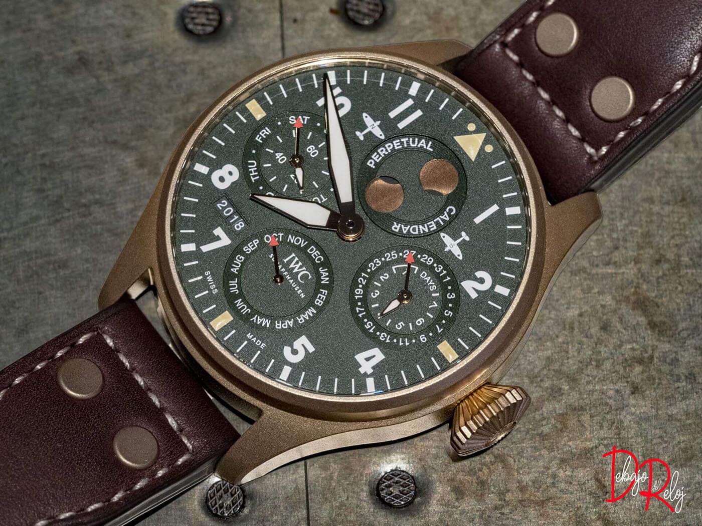iwc spitfire calendario perpetuo arriba