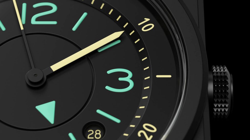BR03-92 Bi-Compass bell&ross dial