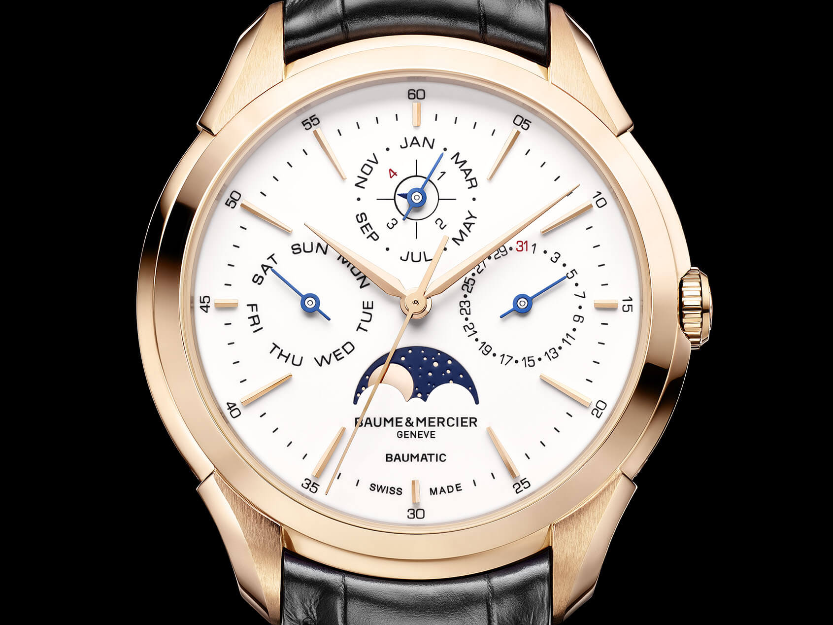 Baume&Mercier Clifton Baumatic Perpetual Calendar detalle