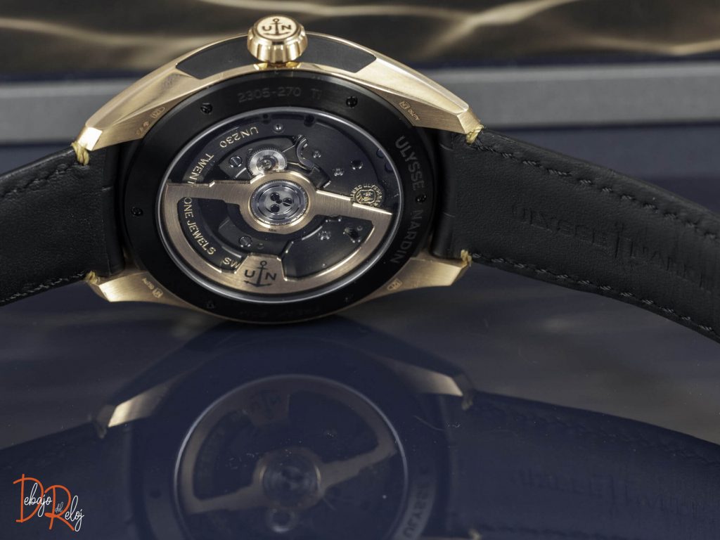 Ulysse nardin Freak X oro rosa back