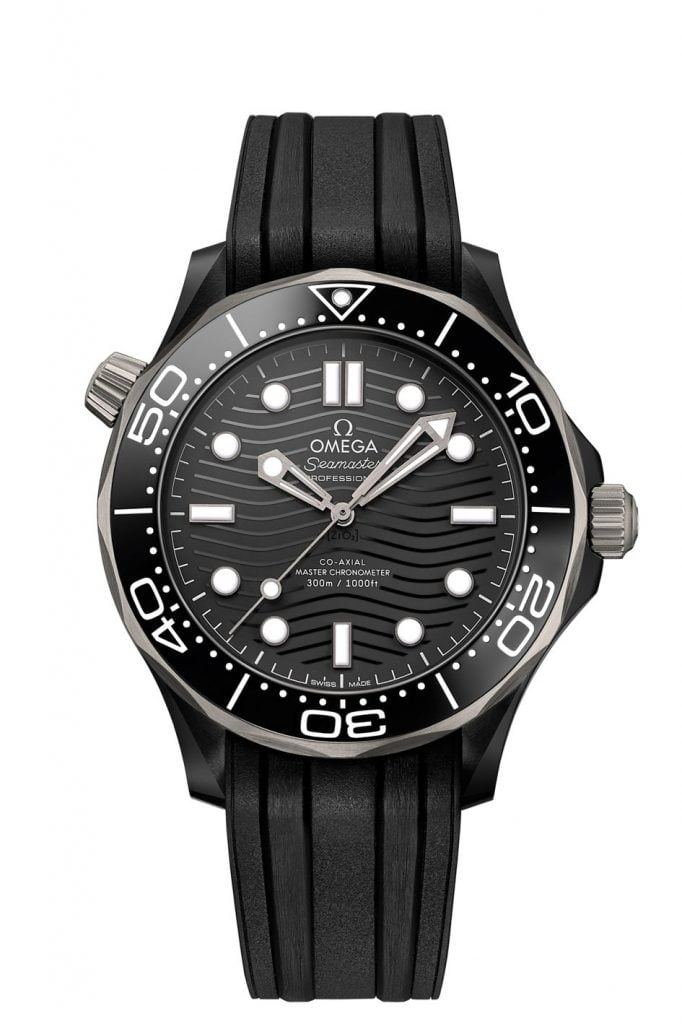 Omega Seamaster Diver 300m Cerámica Titanio front