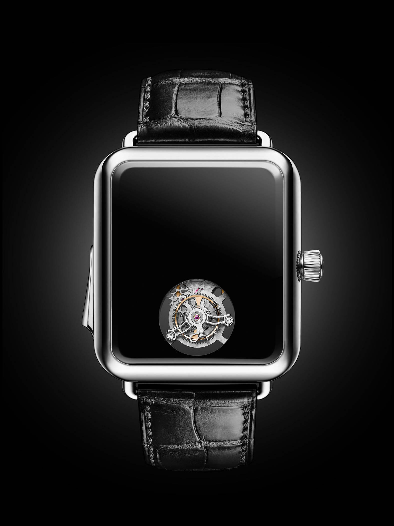 Swiss Alp Watch Concept Black Glow
