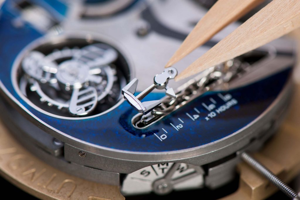 Ulysse Nardin Marine Mega Yacht deta ancla