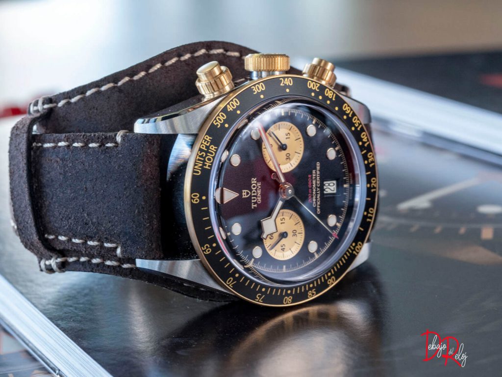 TUDOR BLACK BAY chrono piel