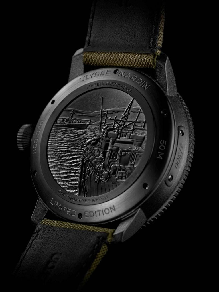 Ulysse Nardin Marine Torpilleur Military back