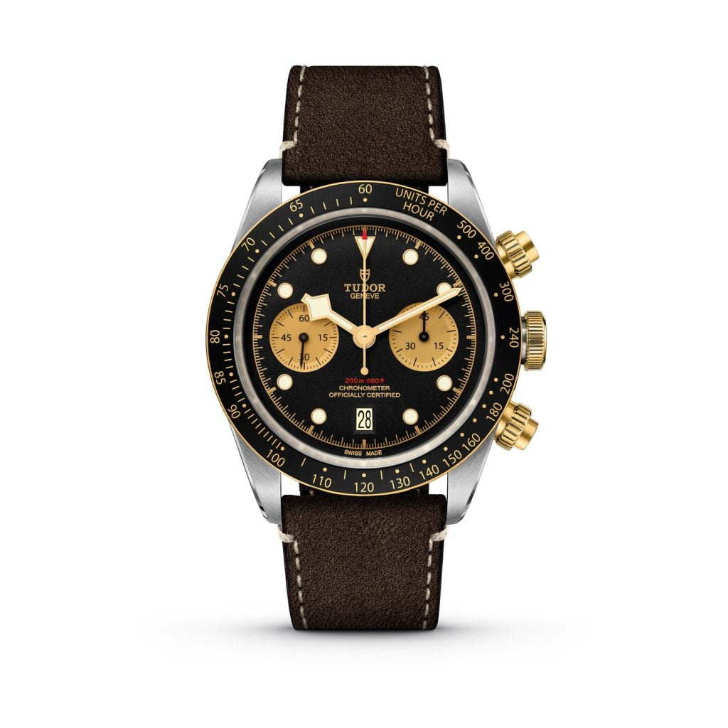 tudor Black Bay Chrono S&G piel