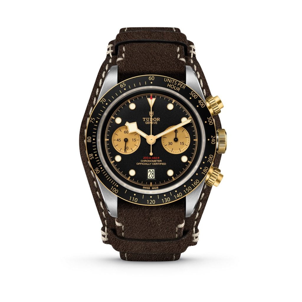 tudor Black Bay Chrono S&G piel bud