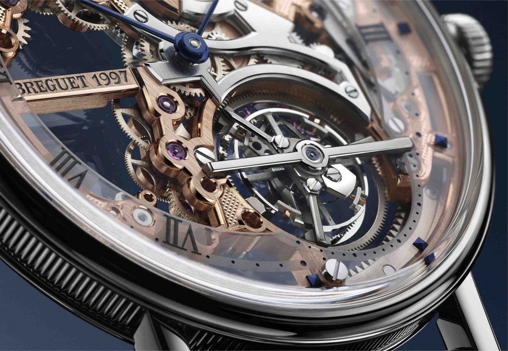Classique Tourbillon Extra-Plat Squelette 5395 de Breguet detalle