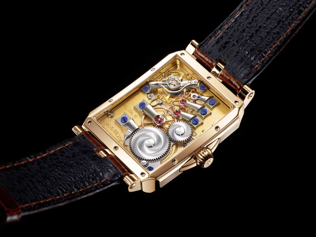 Lang & Heyne Georg back debajo del reloj