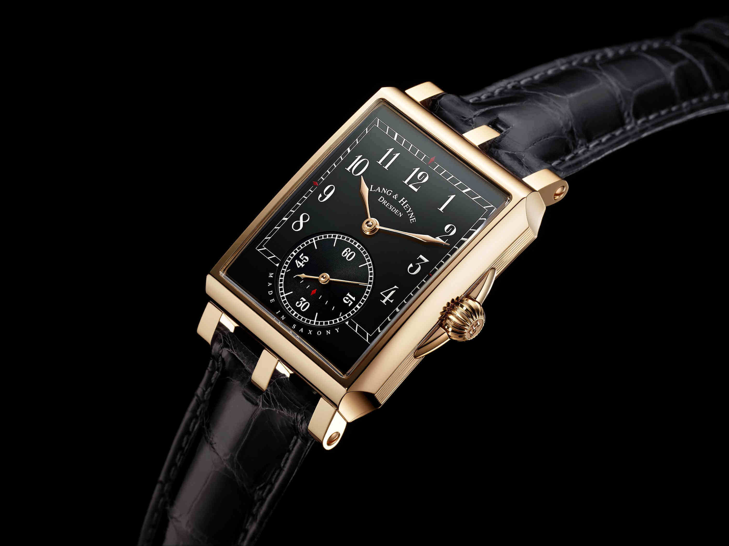 Lang & Heyne Georg portada debajo del reloj