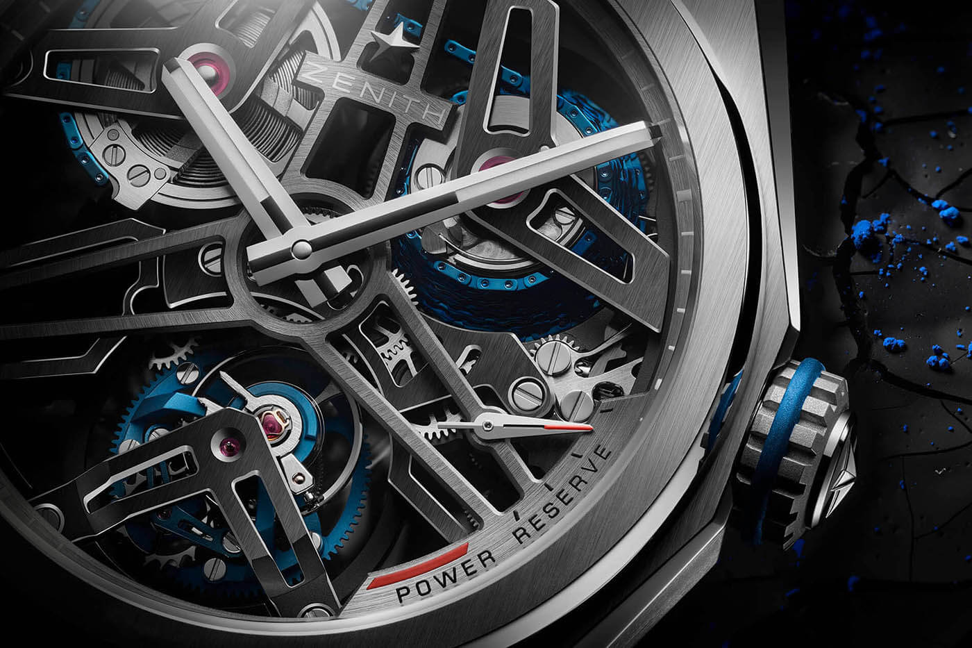 ZENITH Defy Fusée Tourbillon detalle