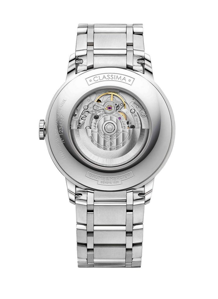 baume et mercier classima prqueño segundero back