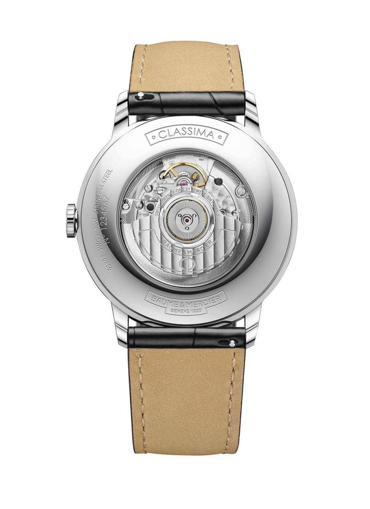 baume et mercier classima dual time back