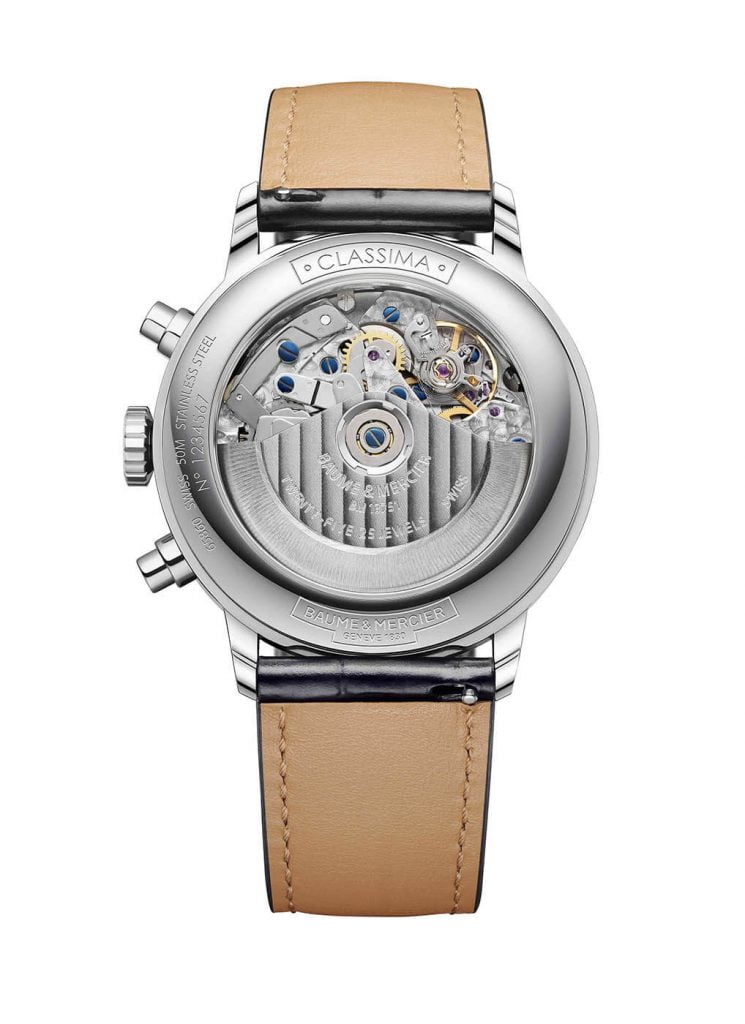 baume et mercier classima crono back