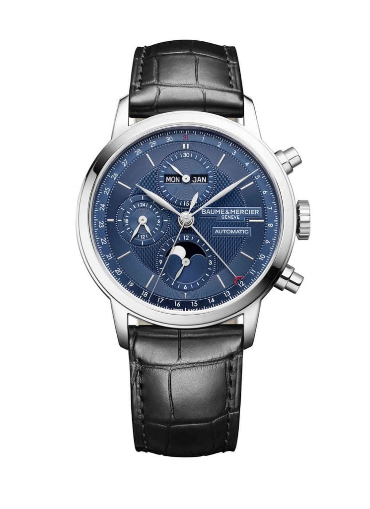 baume et mercier classima crono front
