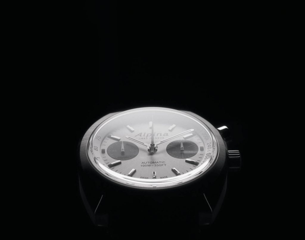Alpina Startimer Pilot Heritage Chronograph data esfera