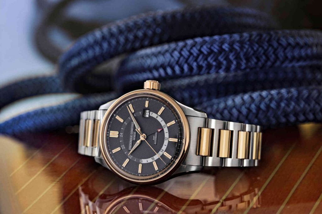 Frederique Constant Yacht Timer GMT negro deta 3