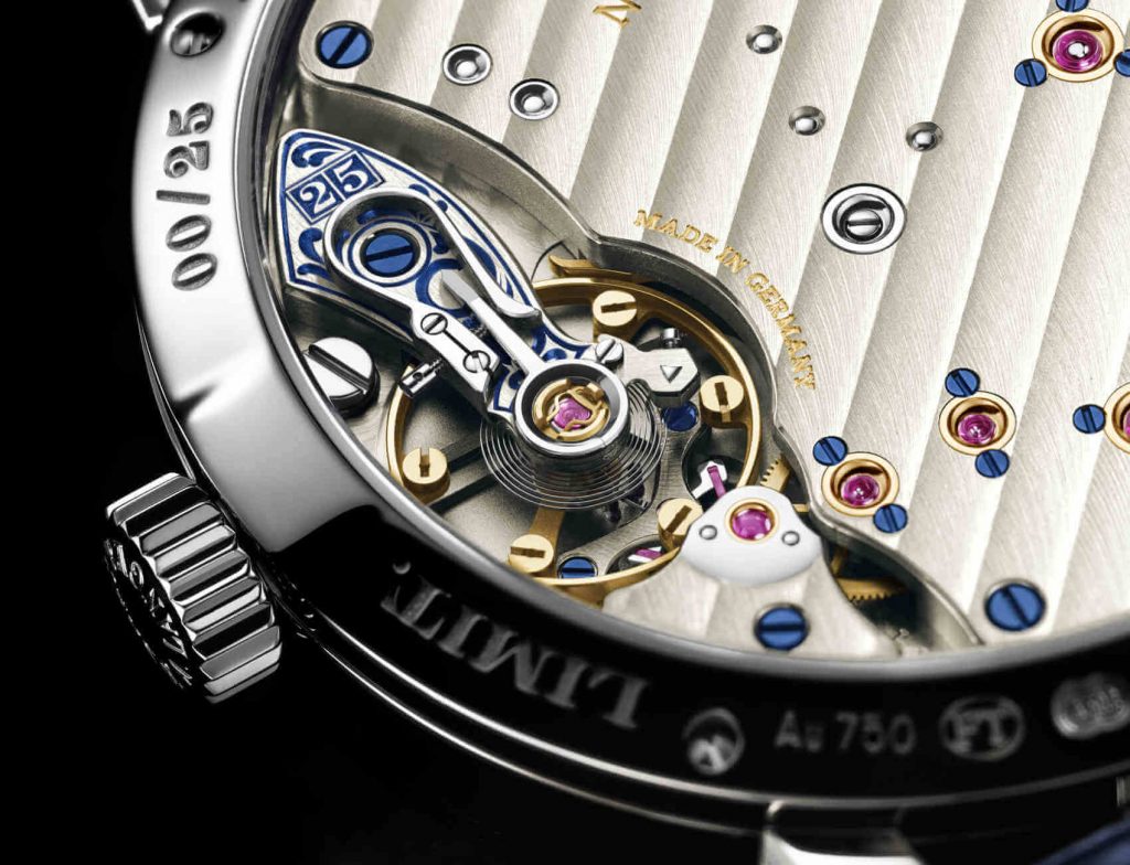 Pequeño Lange 1 Fases Lunares 25th Anniversary back