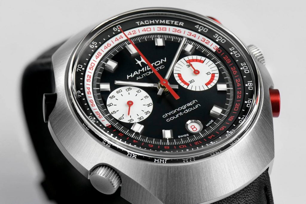 hamilton Chrono Matic 50 face corto