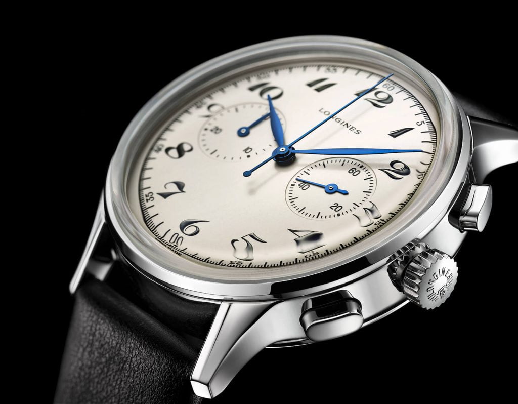 Longines Heritage Classic Chronograph 1946 detalle esfera