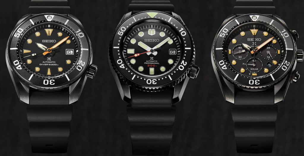 Seiko Prospex Black Series Diver Limited Editions