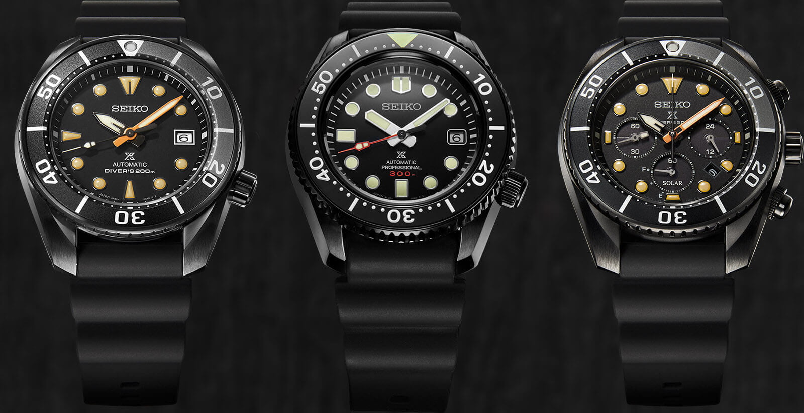 Seiko Prospex Black Series Diver Limited Editions