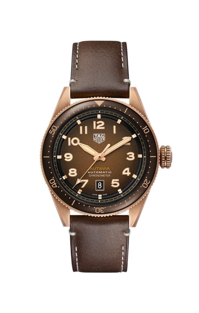 Tag Heuer Autavia Bronce marron