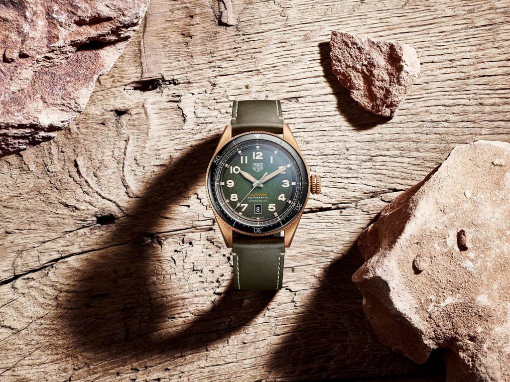 Tag Heuer Autavia Bronce verde art