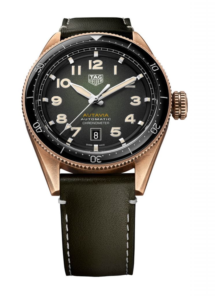 Tag Heuer Autavia Bronce verde cobra