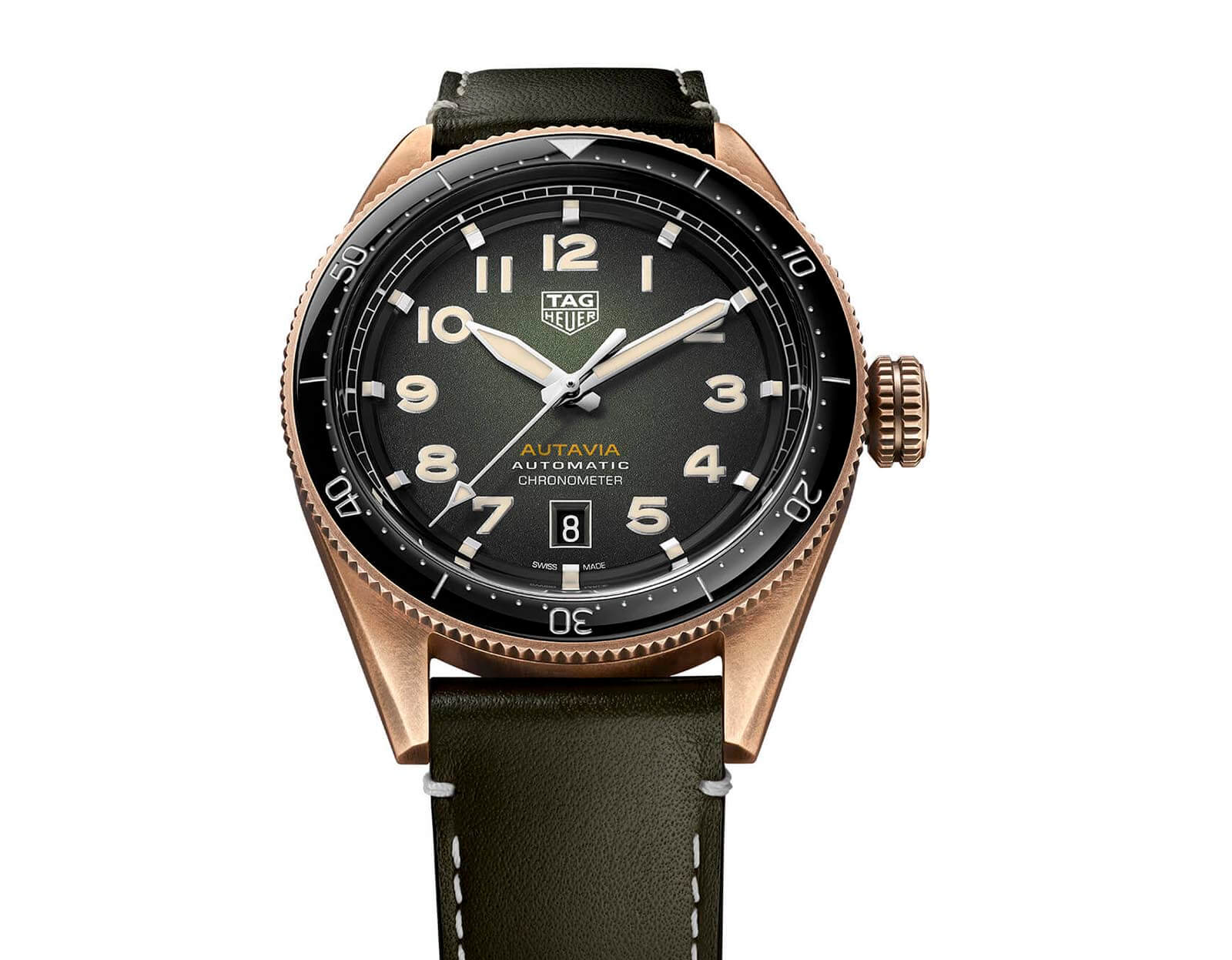 Tag Heuer Autavia Bronce verde portada