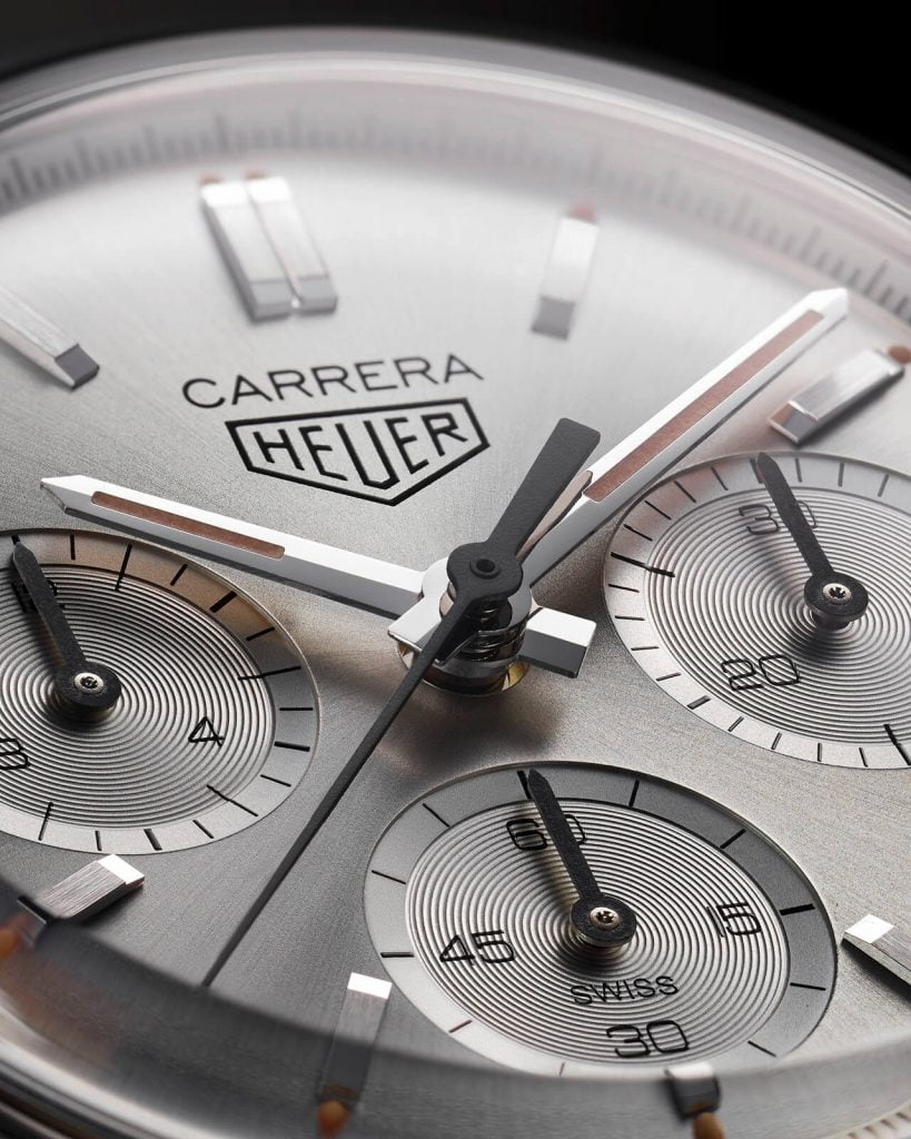 Tag Heuer Carrera 160 Years Silver Limited Edition Heuer deta