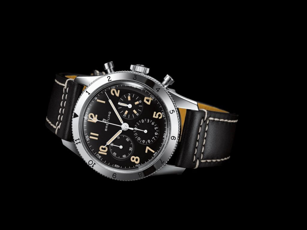 Breitling avi ref. 765 1953 re-edition lado