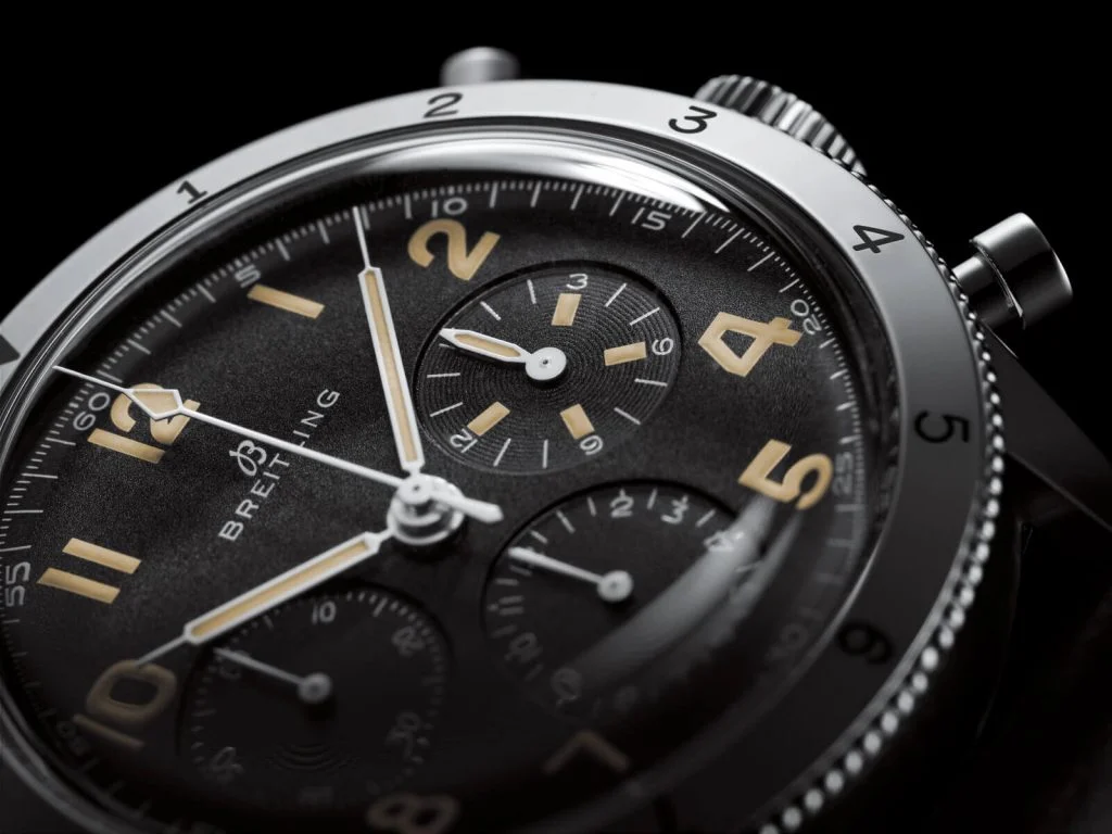 Breitling avi ref. 765 1953 re-edition esfera