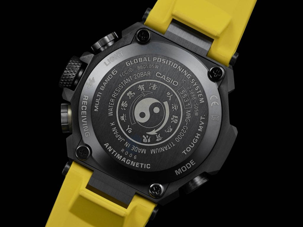 G-Shock MRG G2000BL x Bruce Lee back