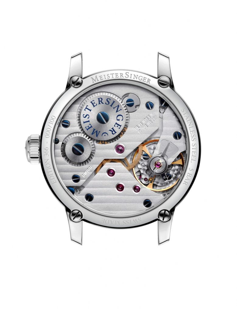 MeisterSinger Edition 366 caseback